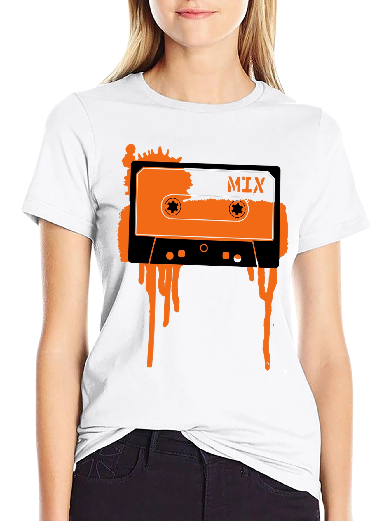 Retro Mix Tape Graphic T-Shirt