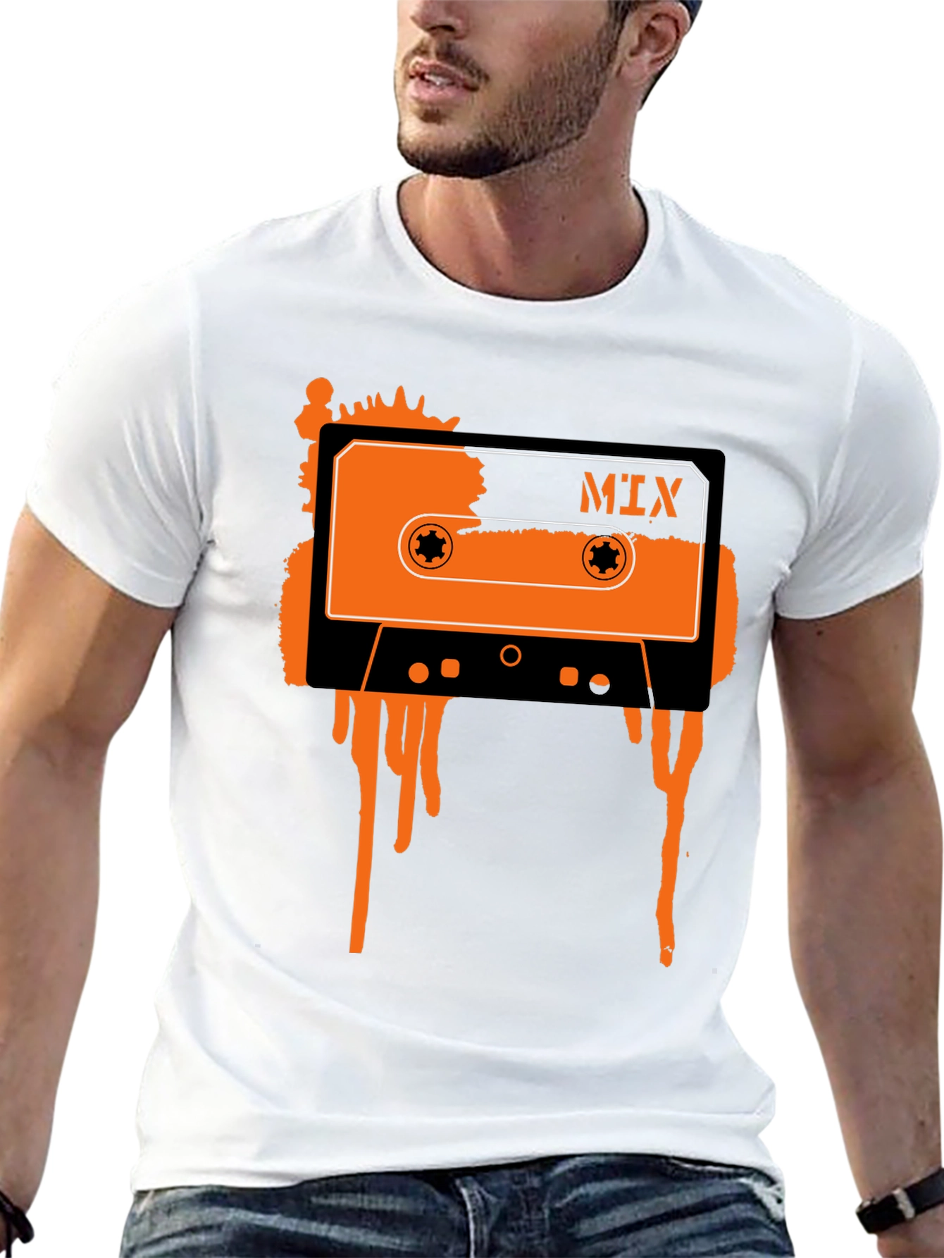 Retro Mix Tape Graphic T-Shirt