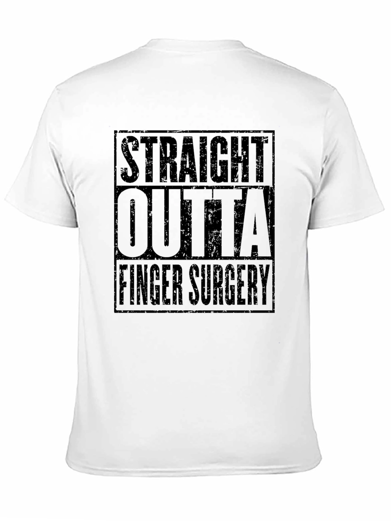Straight Outta Finger Surgery Graphic T-Shirt
