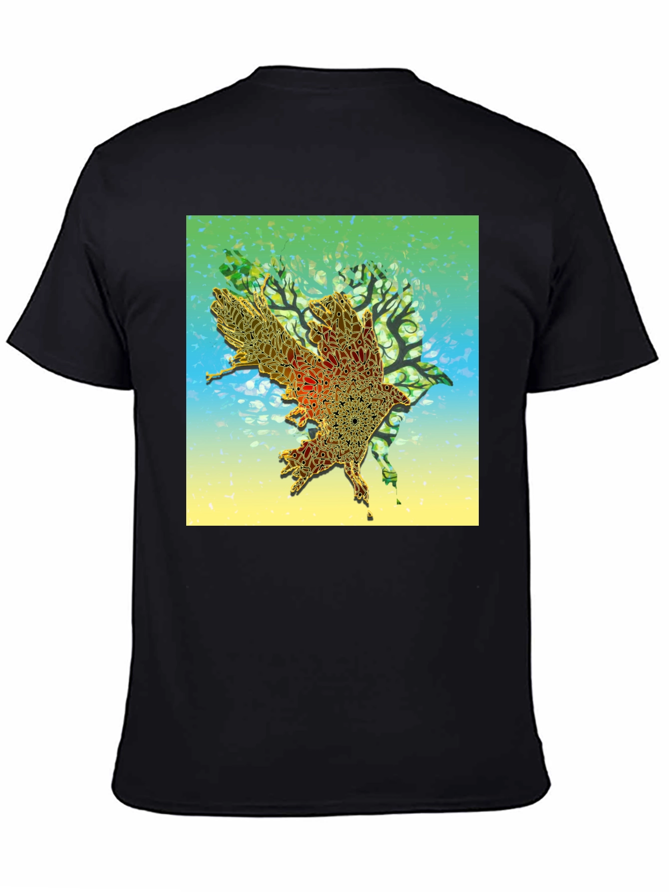 Abstract Bird Graphic Tee