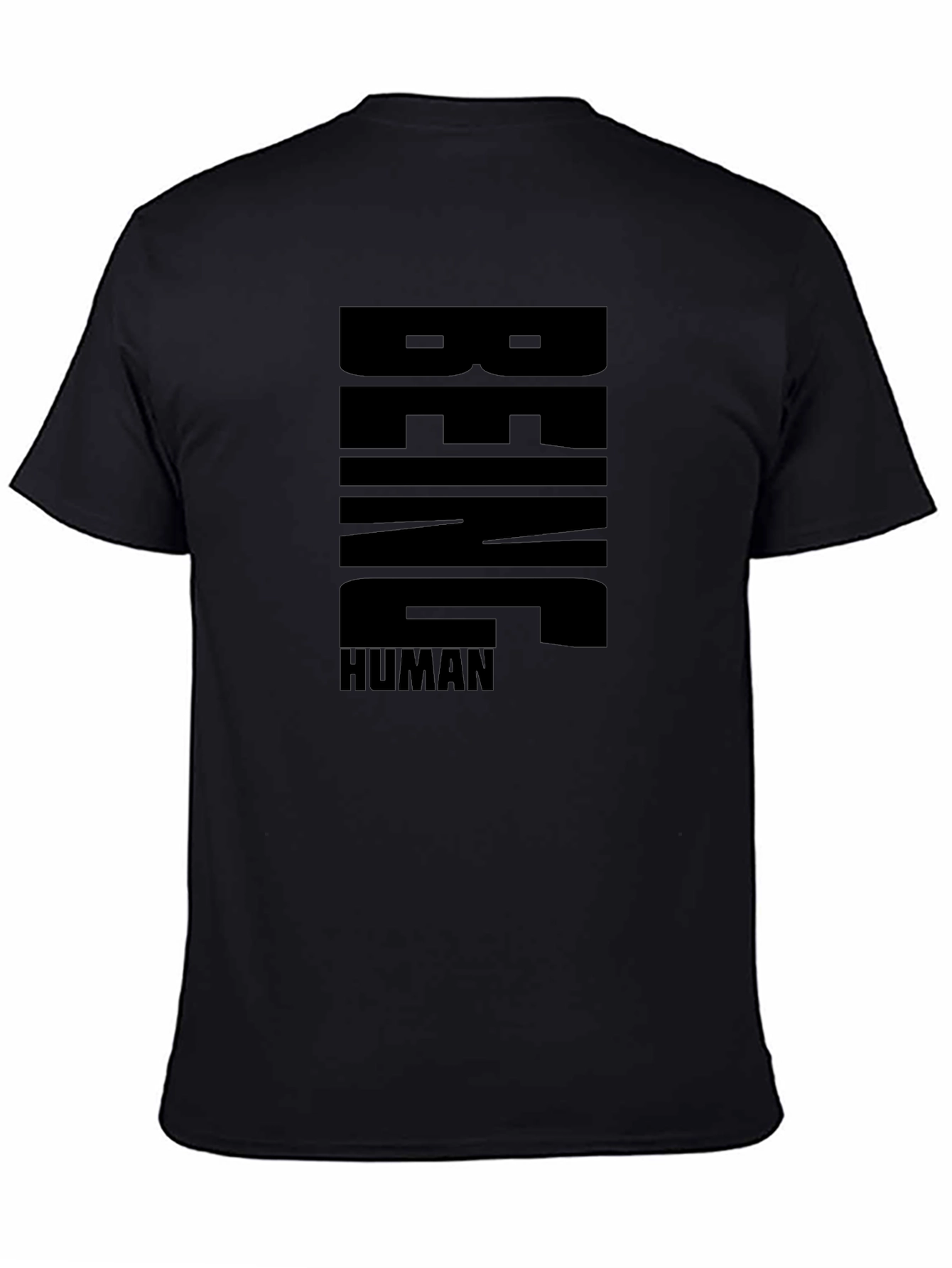 Being Human Black Graphic Tee