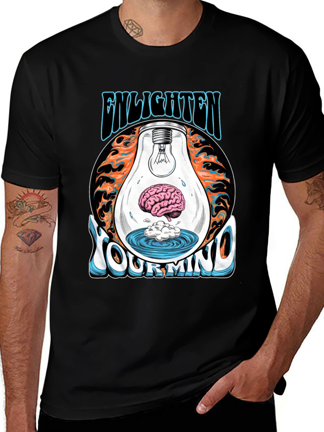 Enlighten Your Mind Graphic Tee - Unisex