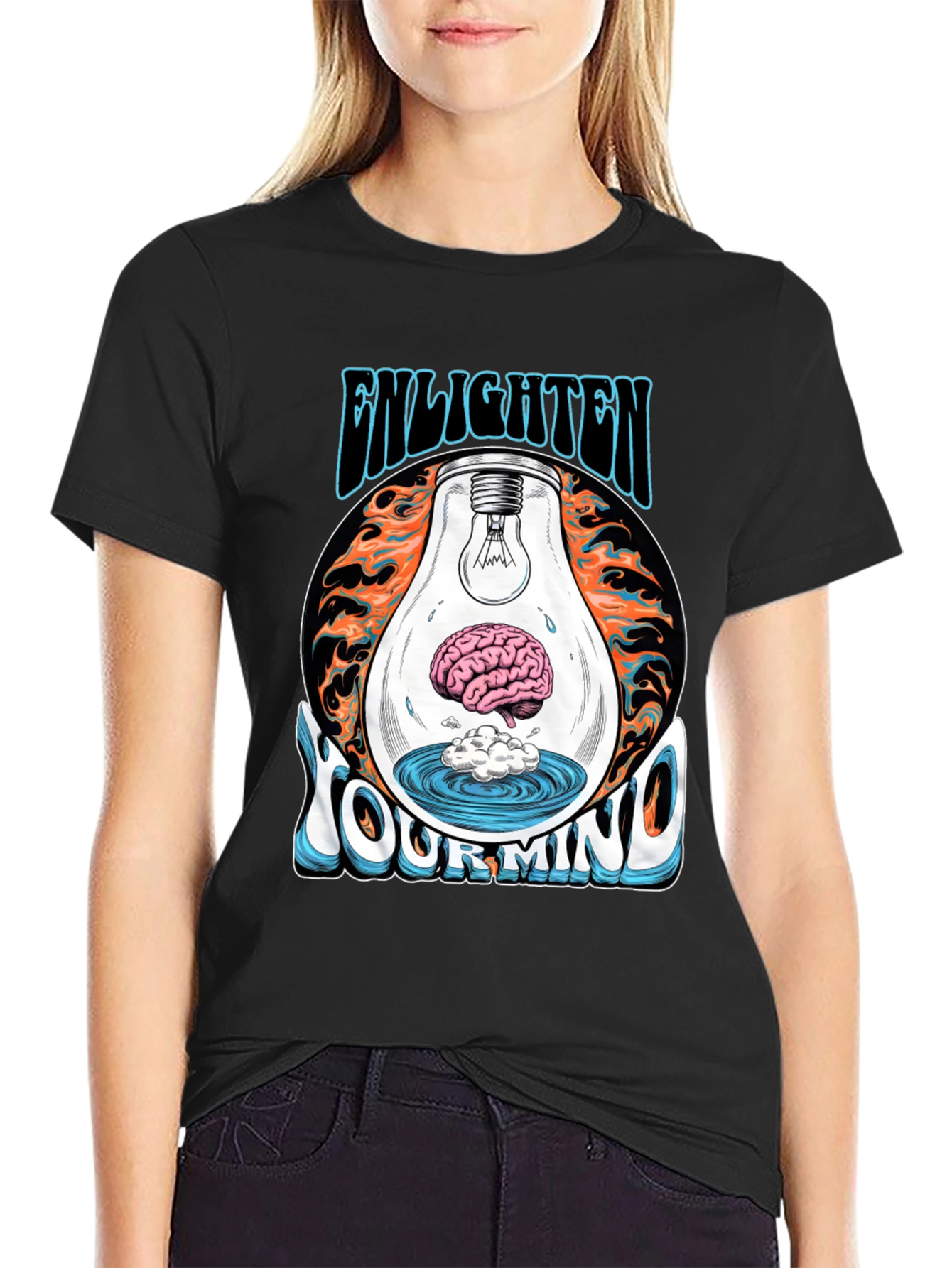 Enlighten Your Mind Graphic Tee - Unisex