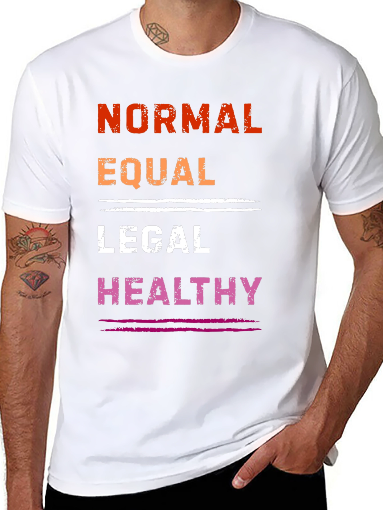 Normal Equal Legal Healthy Graphic Tee