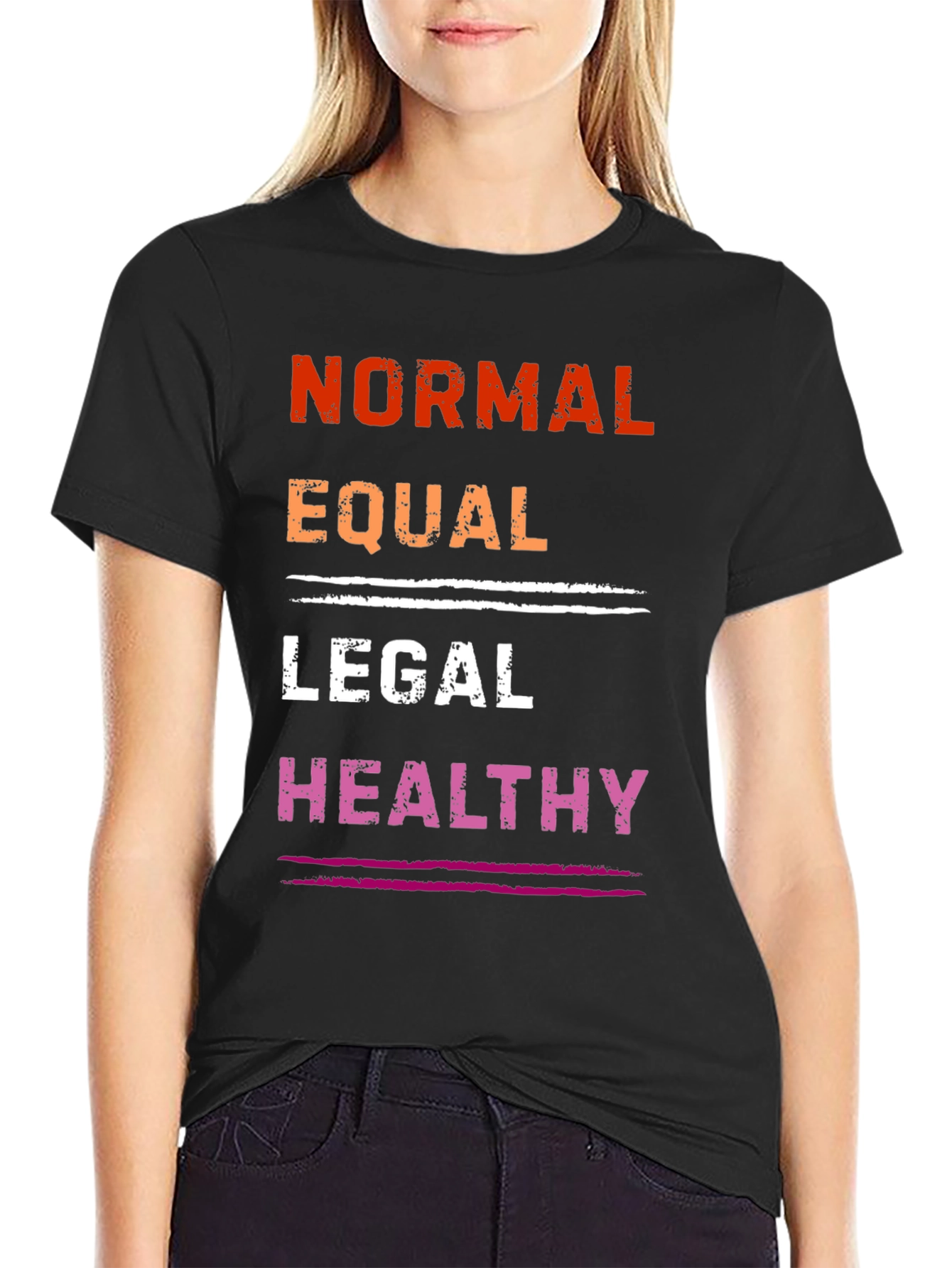 Normal Equal Legal Healthy Graphic Tee