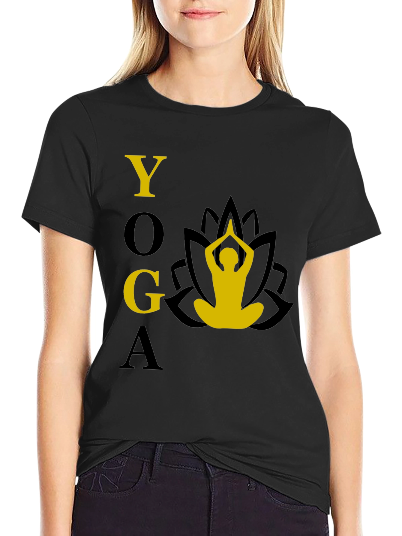 Yoga Graphic T-Shirt - Meditative Style