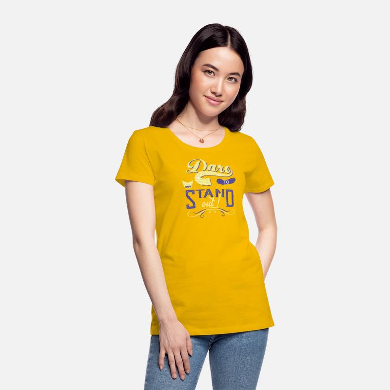 Dare to Stand Out Now! Colorful Text Design