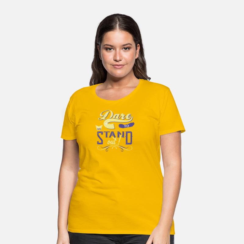 Dare to Stand Out Now! Colorful Text Design