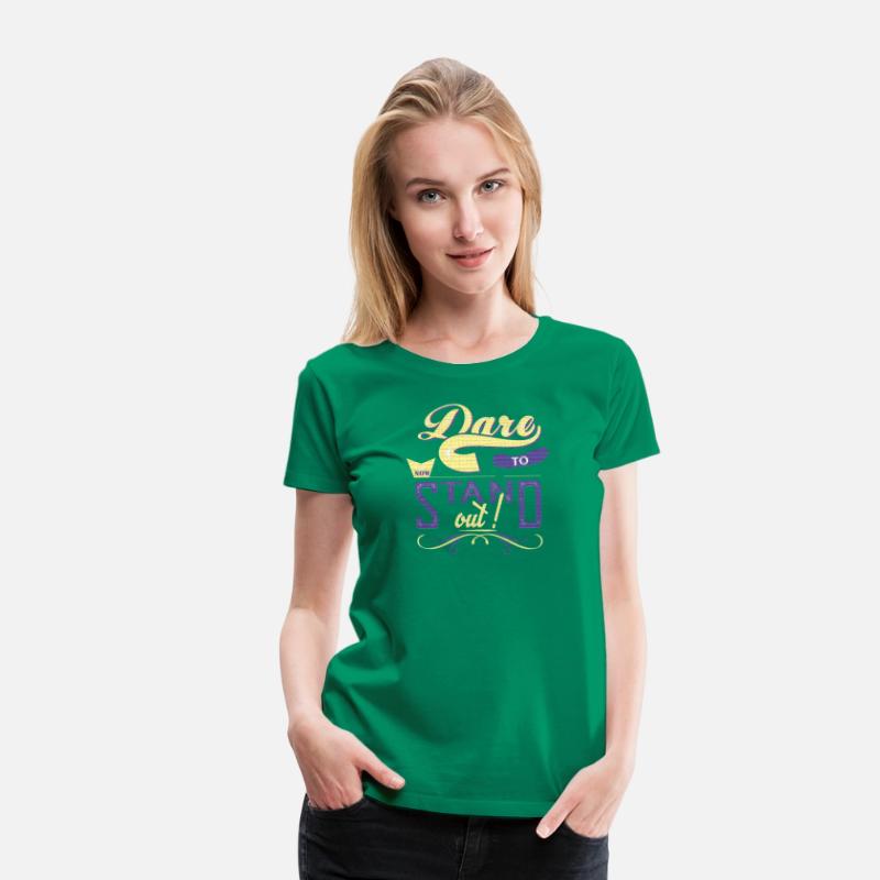 Dare to Stand Out Now! Colorful Text Design