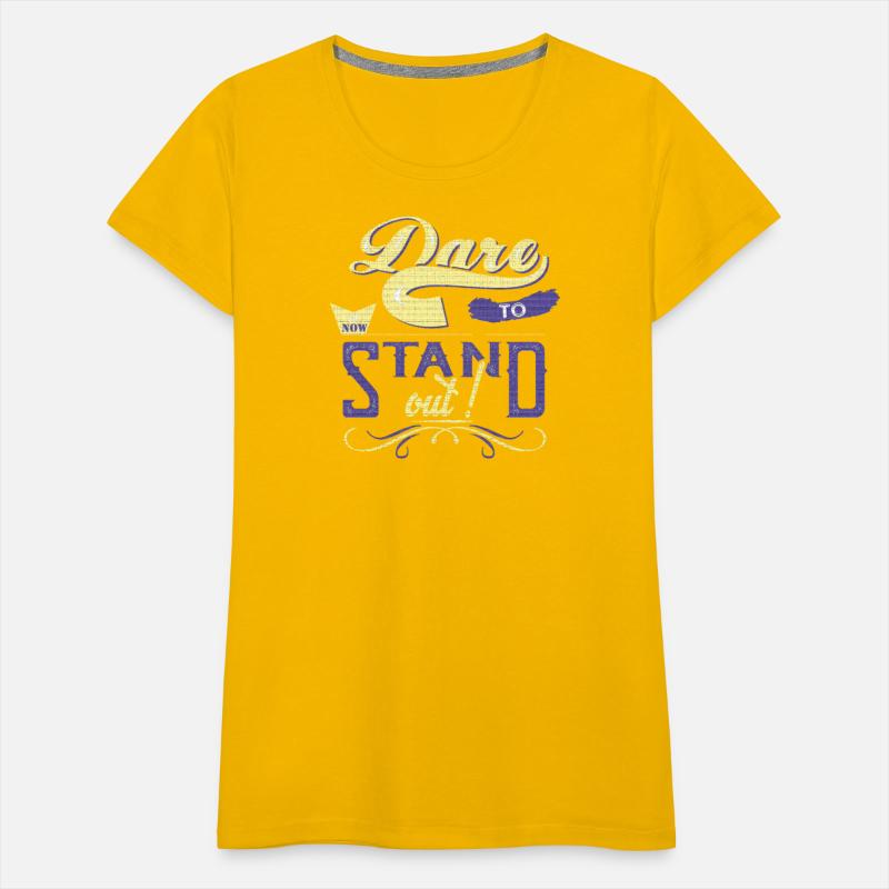 Dare to Stand Out Now! Colorful Text Design