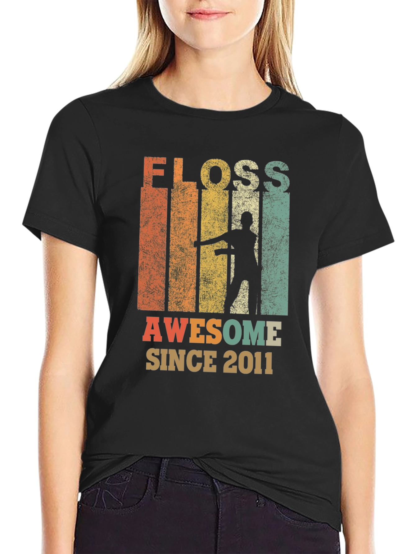 Floss Awesome Since 2011 Retro T-Shirt