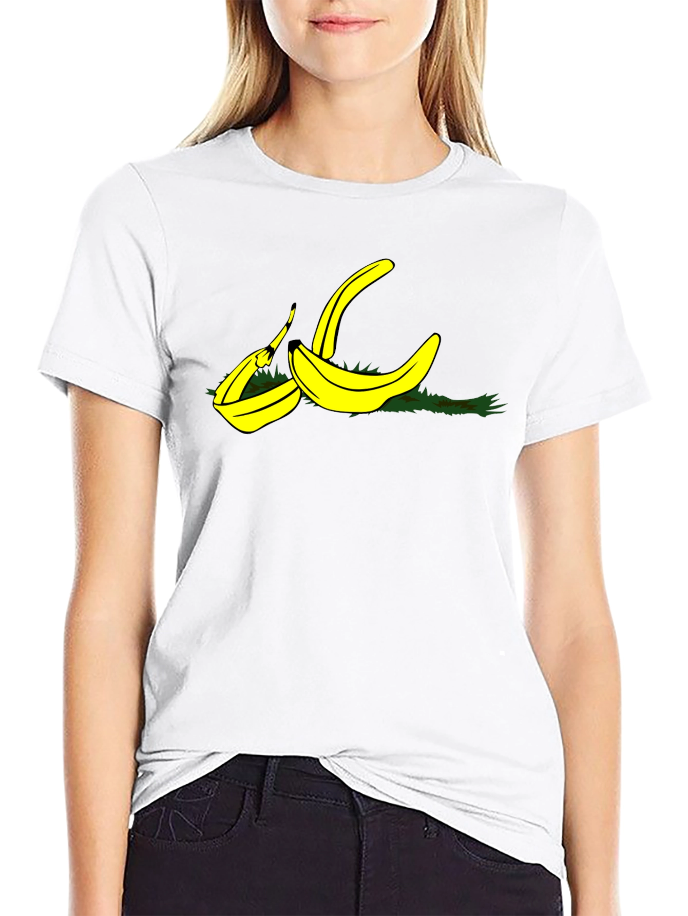 Banana Peel Graphic Tee - Black
