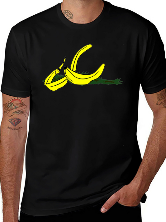 Banana Peel Graphic Tee - Black
