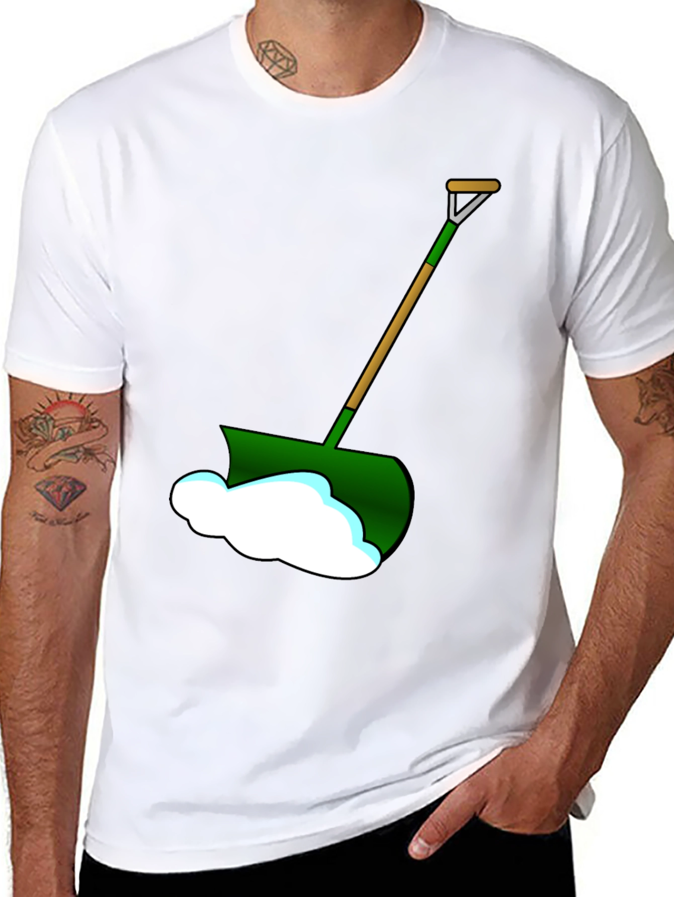 Snow Shovel Graphic T-Shirt - Winter Ready!