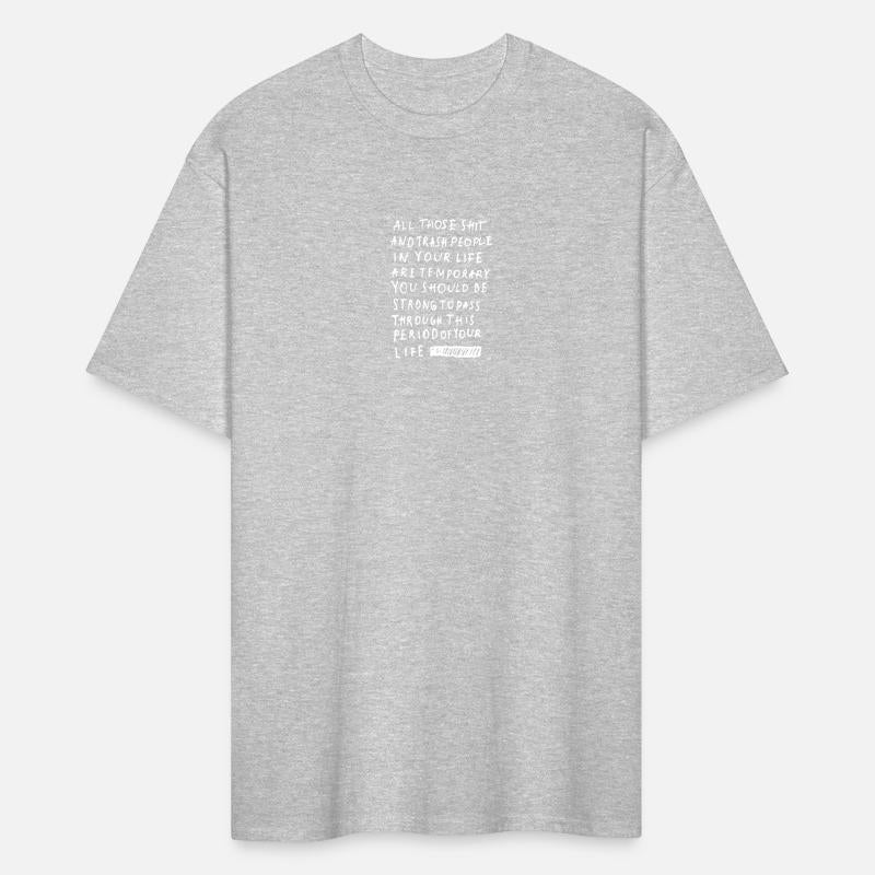 Depressed Black and White Text