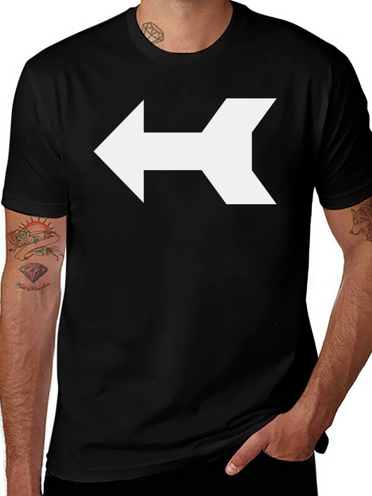 Arrow Graphic Tee - Modern Directional Design