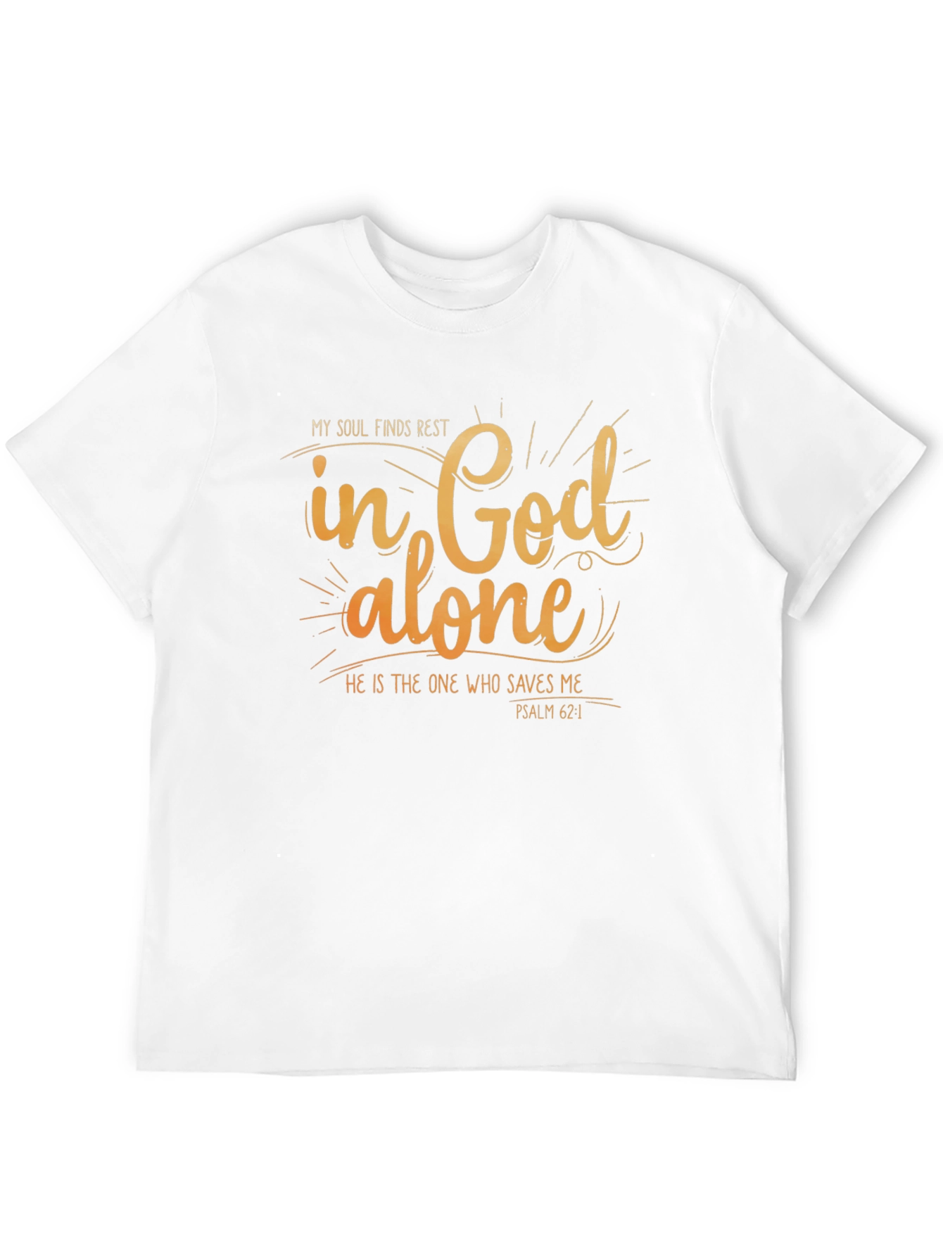 In God Alone Christian T-Shirt - Religious Apparel