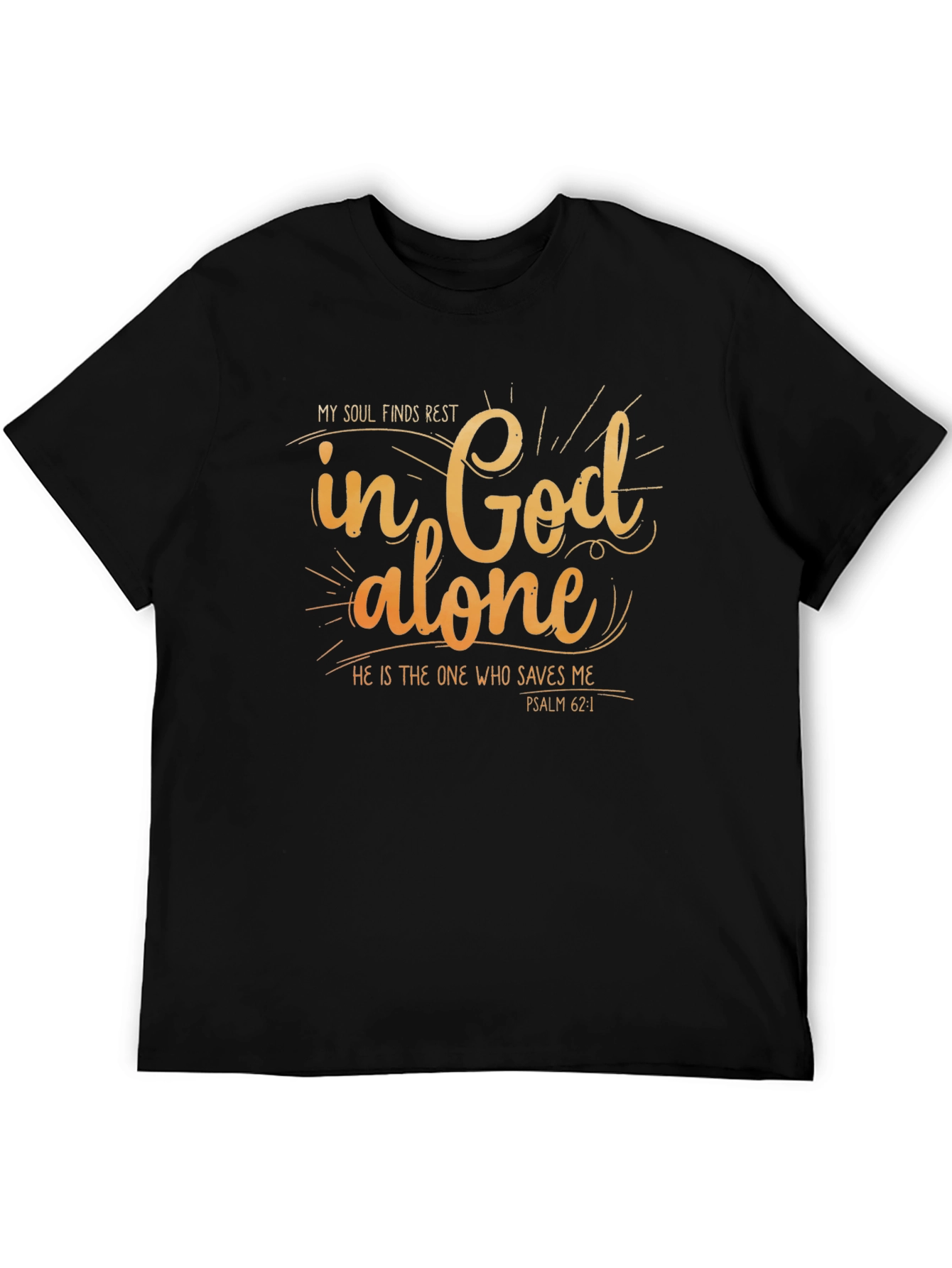 In God Alone Christian T-Shirt - Religious Apparel