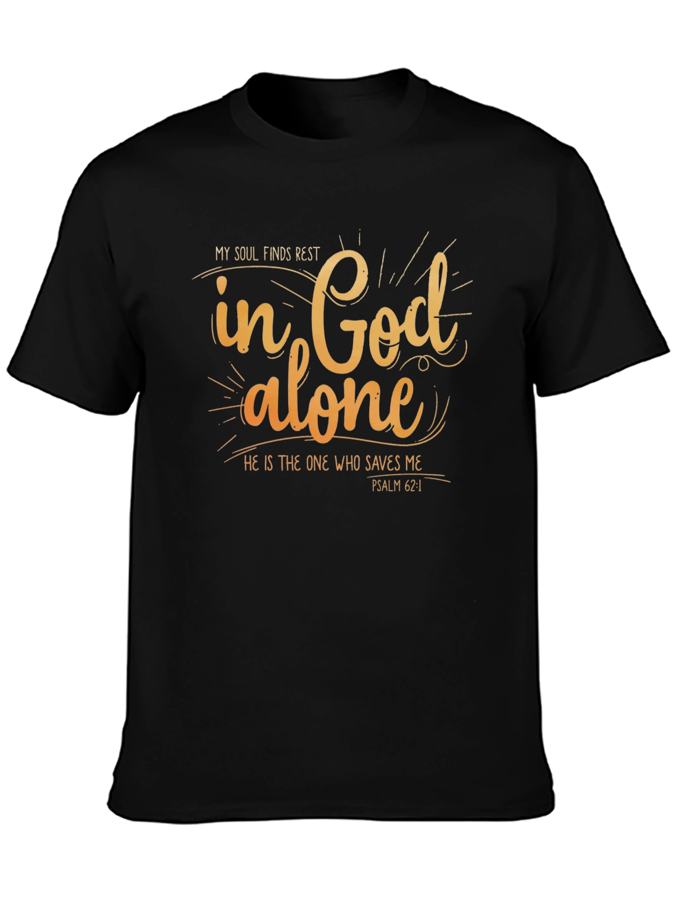 In God Alone Christian T-Shirt - Religious Apparel