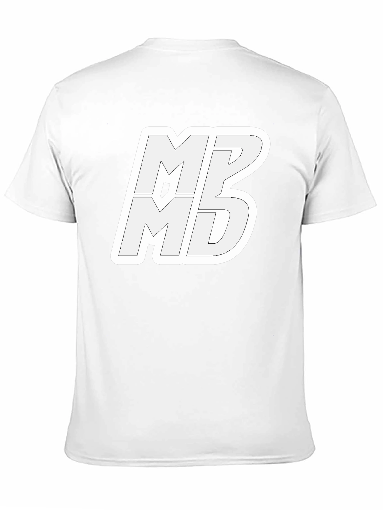 Black Graphic Tee - MPB MD Logo Print