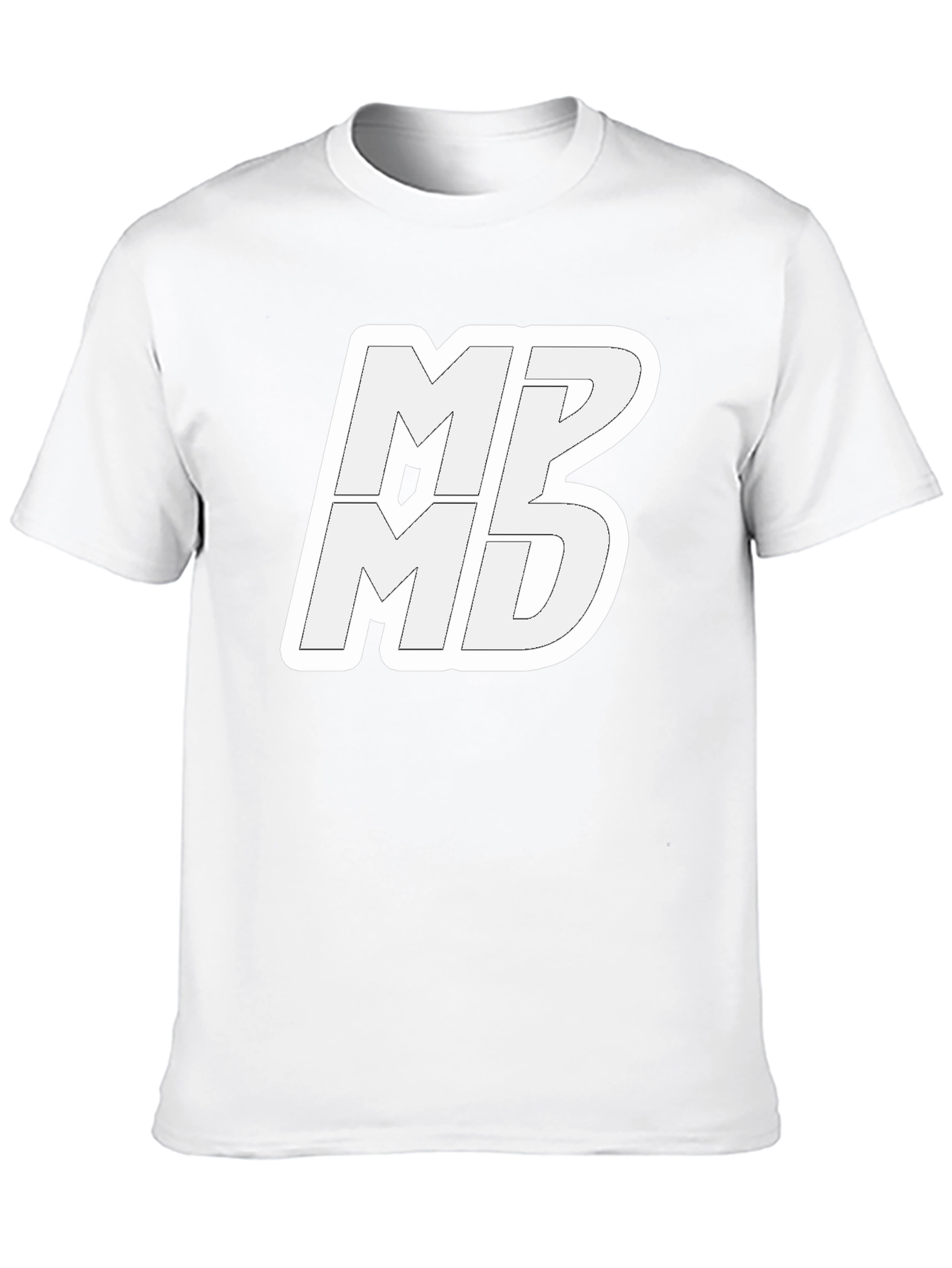 Black Graphic Tee - MPB MD Logo Print