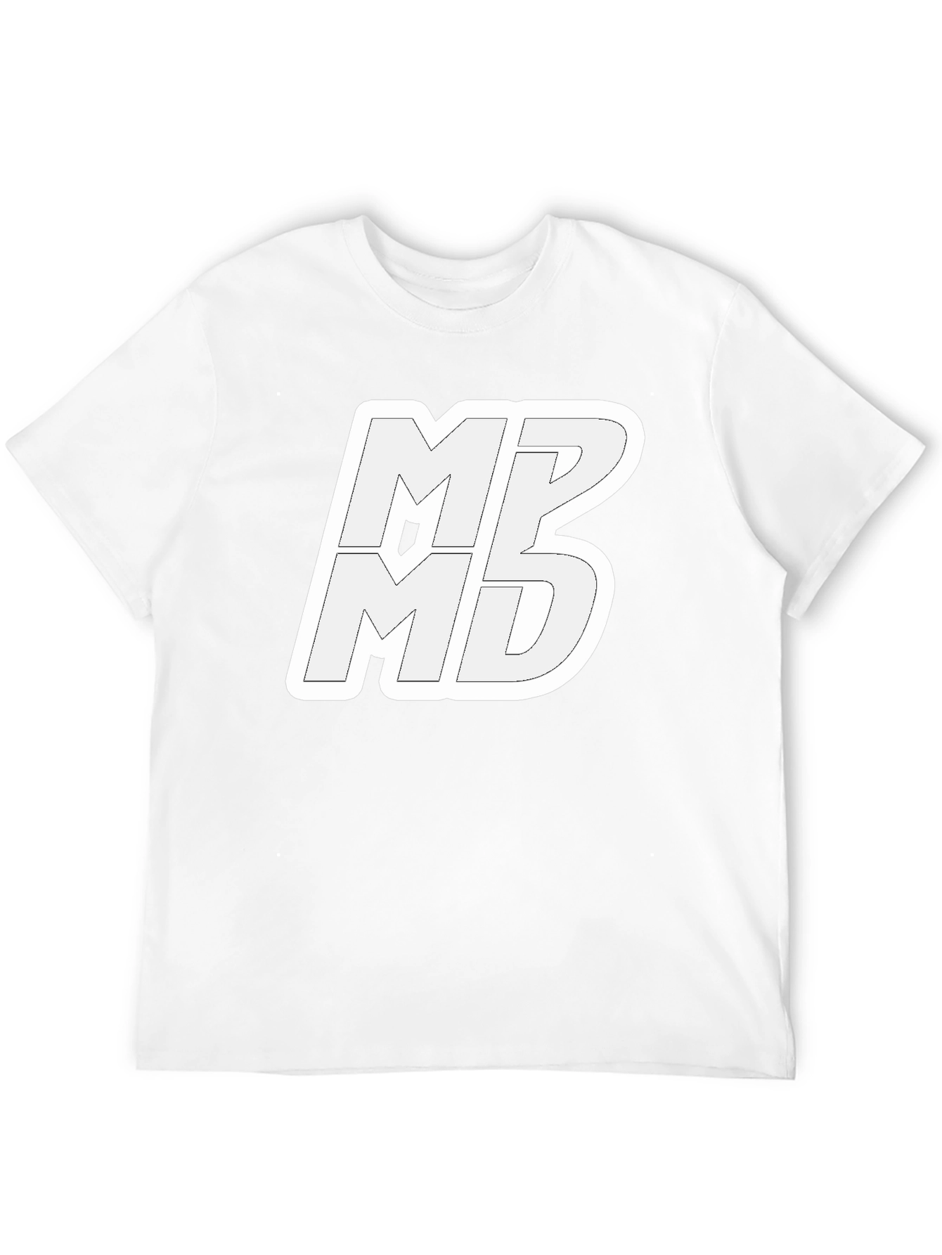 Black Graphic Tee - MPB MD Logo Print