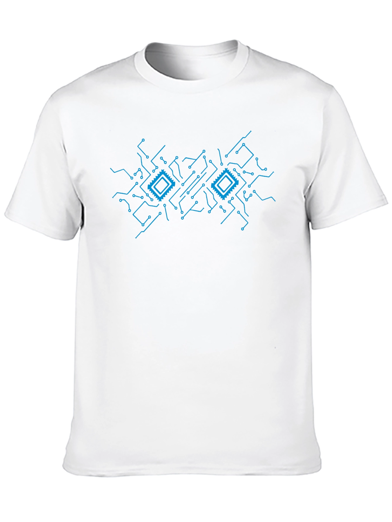 Tech Circuit Board Graphic T-Shirt