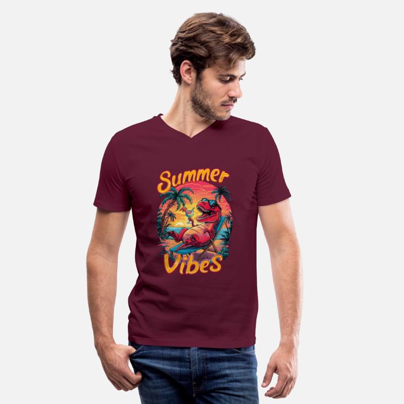 Dino Summer Vibes Ocean Vacation Fun in the Sun