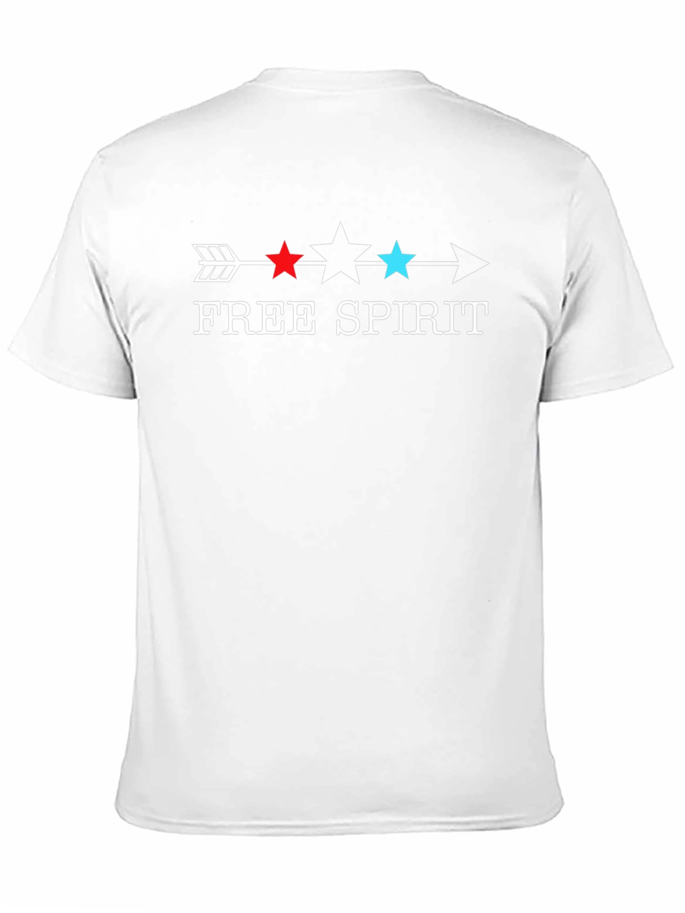 Free Spirit Arrow T-Shirt - Patriotic Design