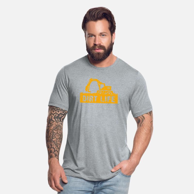 Dirt Life Construction Worker Excavator Operator