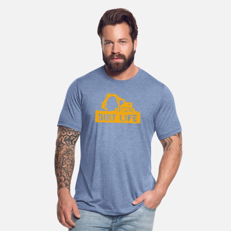 Dirt Life Construction Worker Excavator Operator