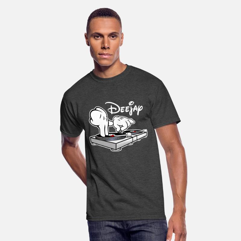 DJ Turntables Cartoon Hands