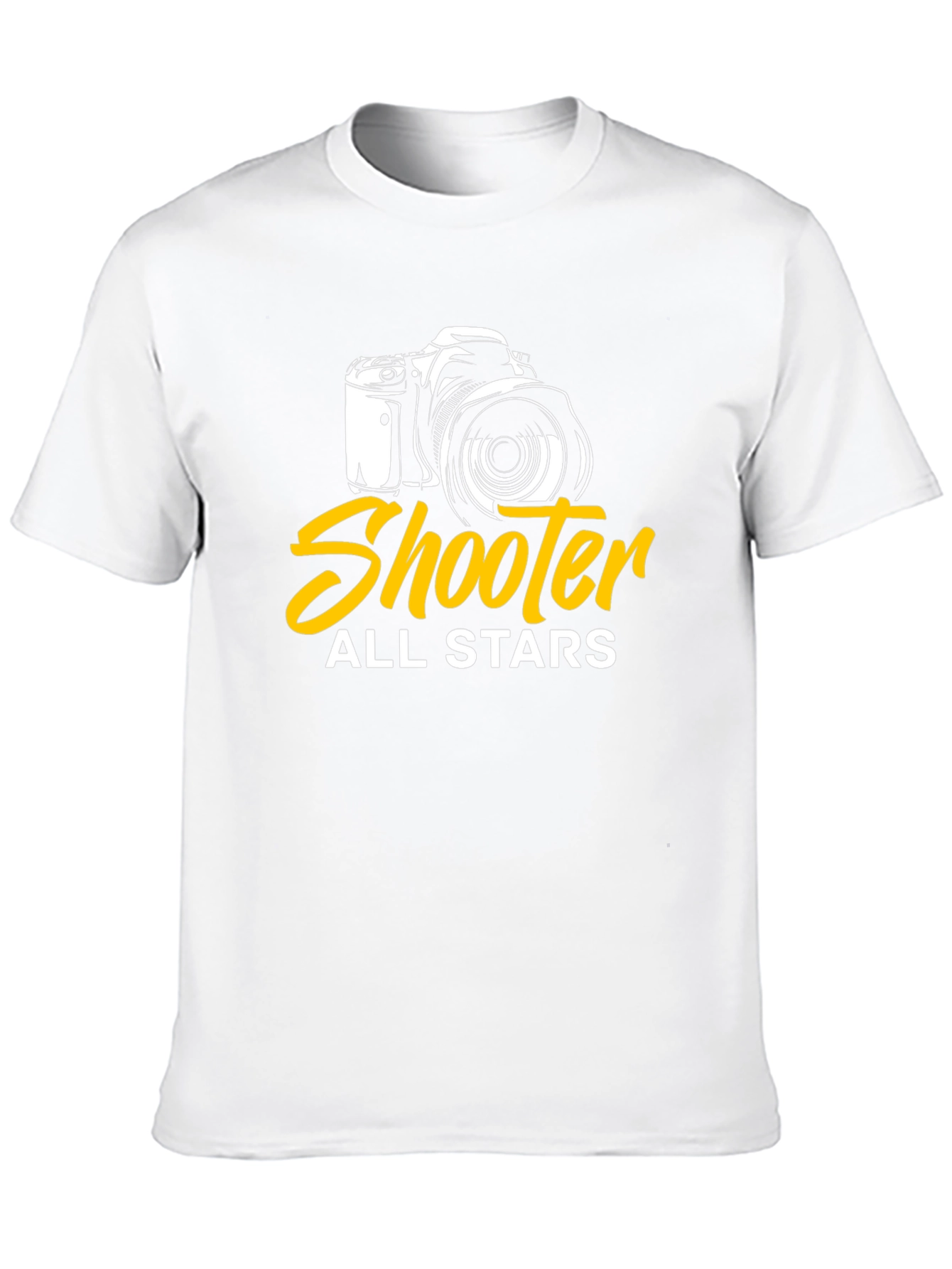 Shooter All Stars Camera Graphic Black T-Shirt