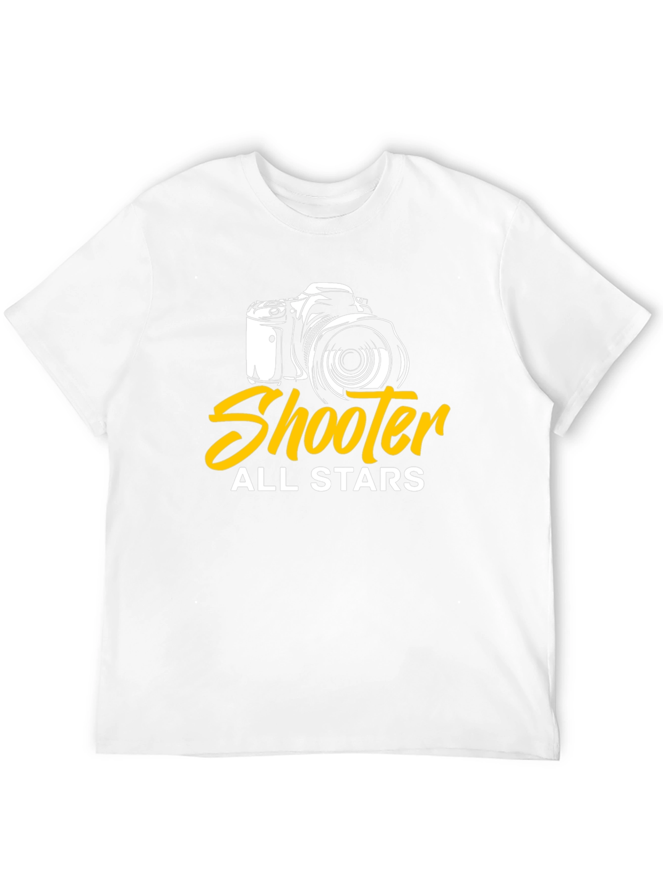 Shooter All Stars Camera Graphic Black T-Shirt