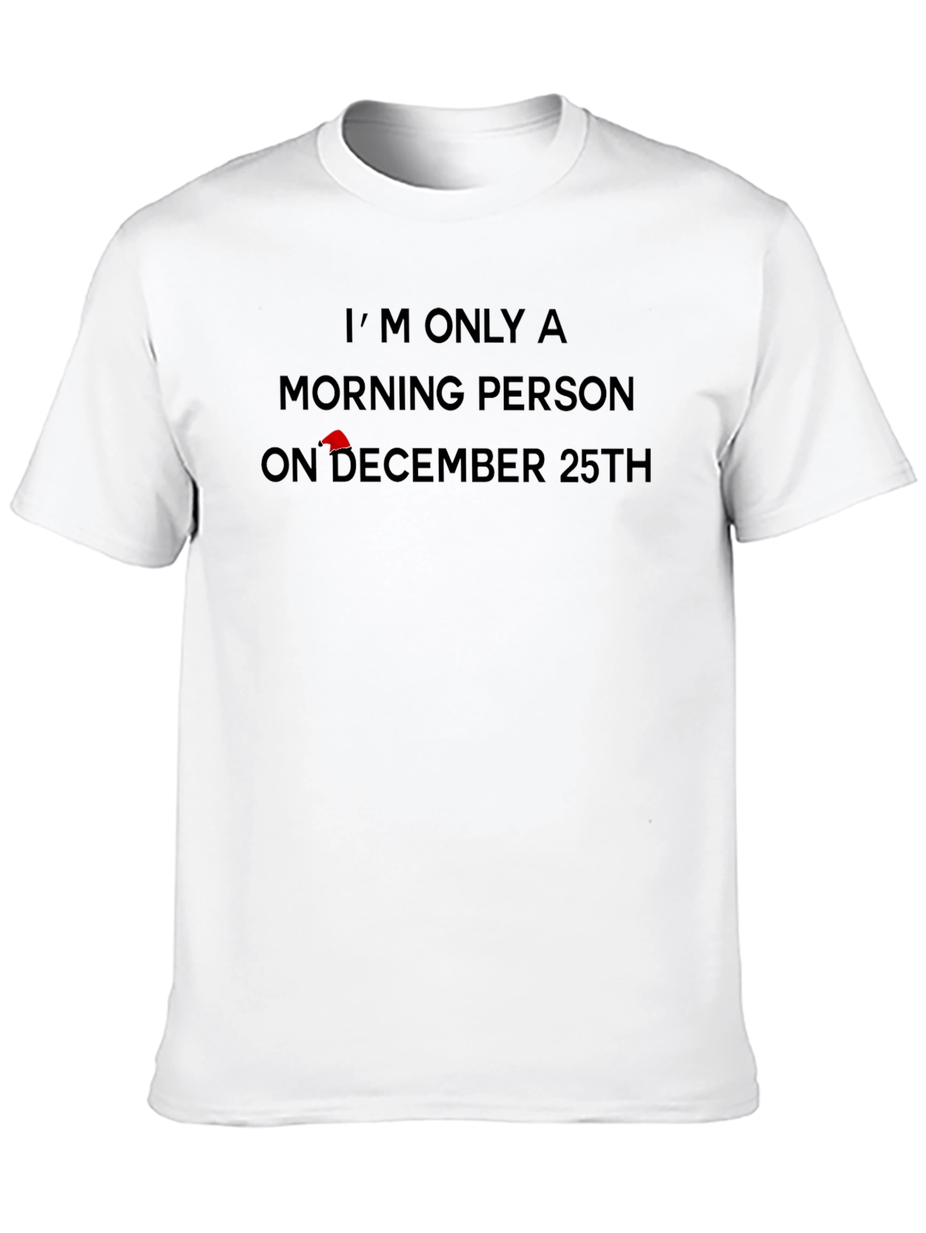 Funny Christmas Morning Person T-Shirt