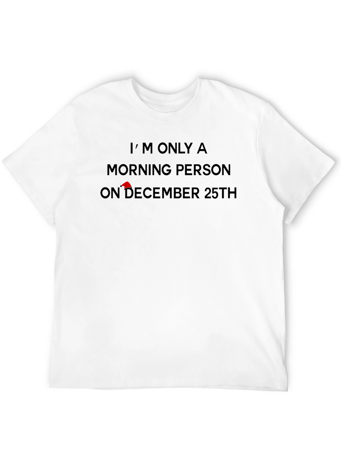 Funny Christmas Morning Person T-Shirt