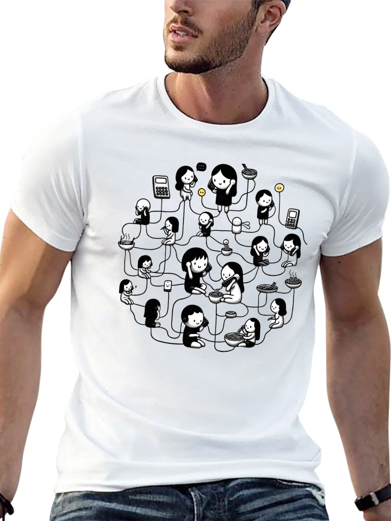 Social Network T-Shirt - Connected World
