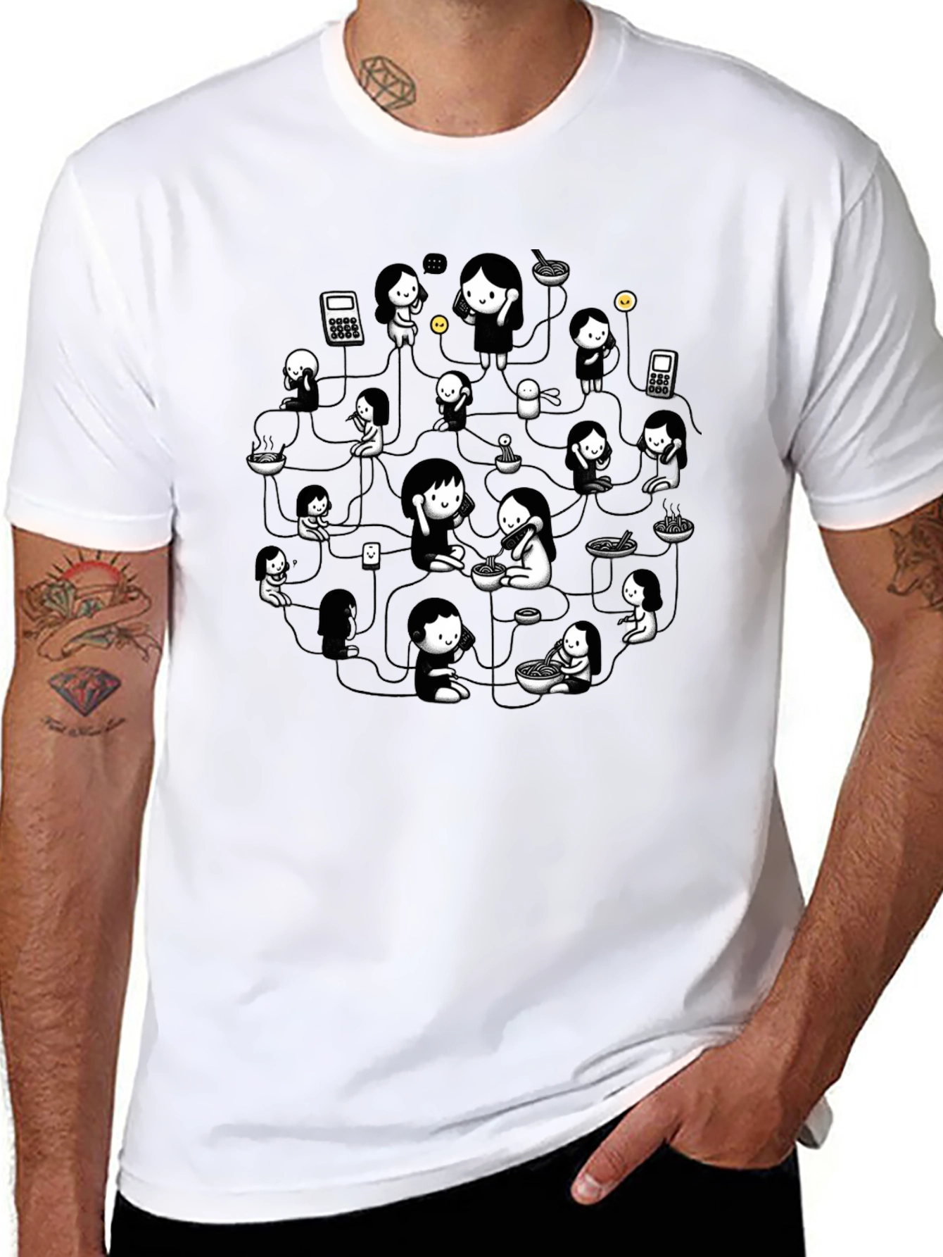 Social Network T-Shirt - Connected World