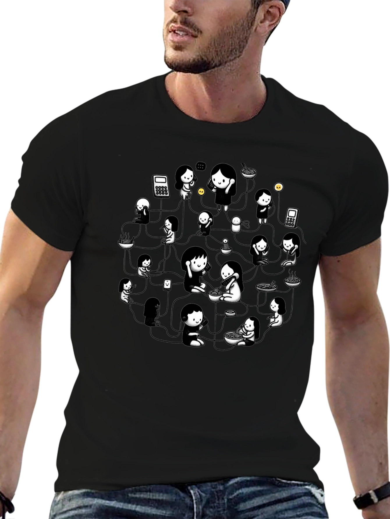 Social Network T-Shirt - Connected World