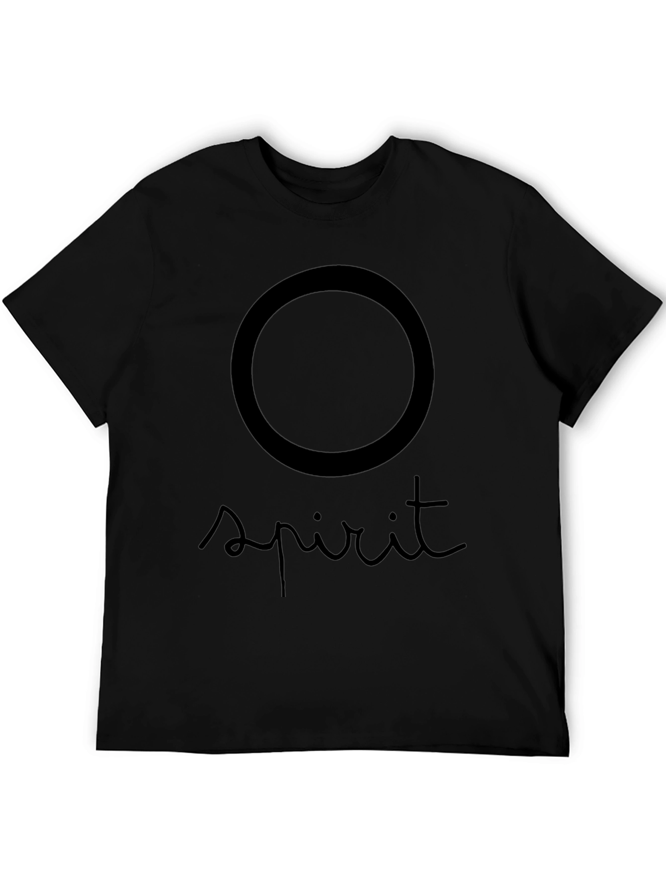 Spirit Graphic Tee - Stylish Crew Neck T-Shirt