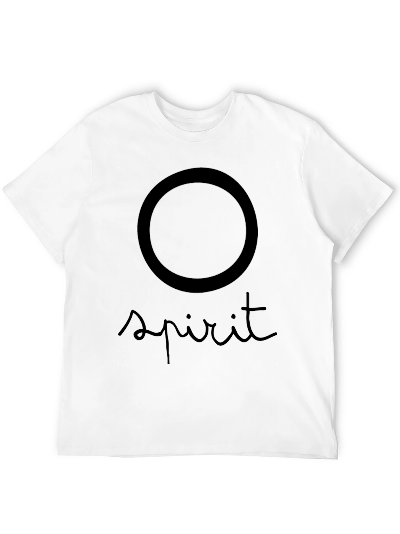 Spirit Graphic Tee - Stylish Crew Neck T-Shirt
