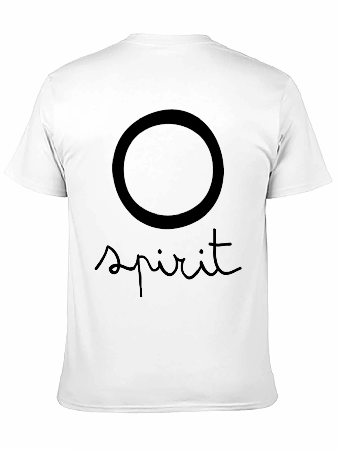 Spirit Graphic Tee - Stylish Crew Neck T-Shirt