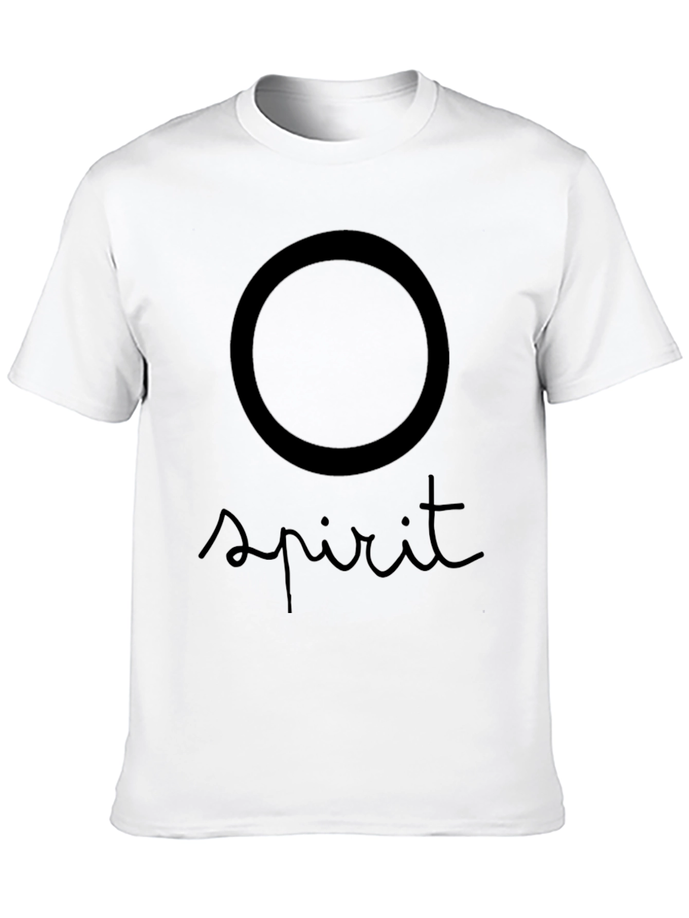 Spirit Graphic Tee - Stylish Crew Neck T-Shirt