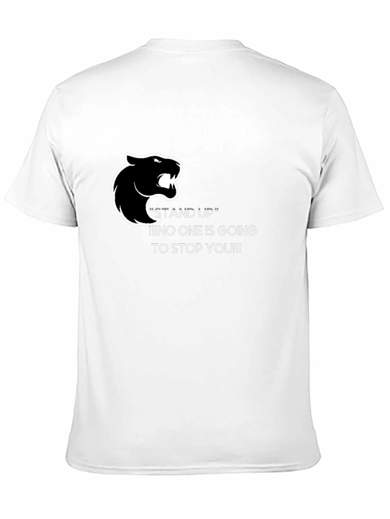 Stand Up Graphic Tee - Black Panther Motivation