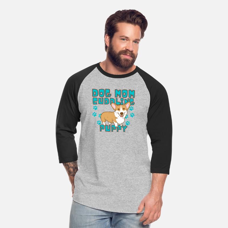 DOG MOM CUDDLING PUPPY DOGS LOVERS