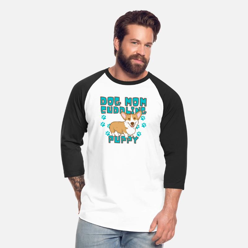 DOG MOM CUDDLING PUPPY DOGS LOVERS