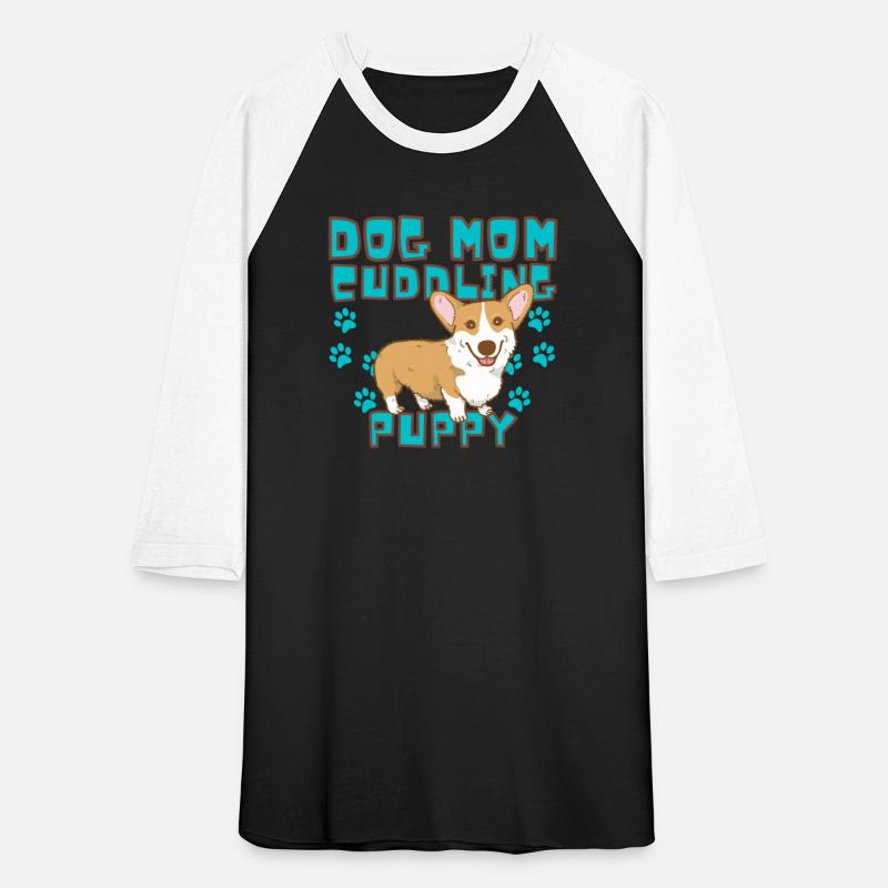 DOG MOM CUDDLING PUPPY DOGS LOVERS