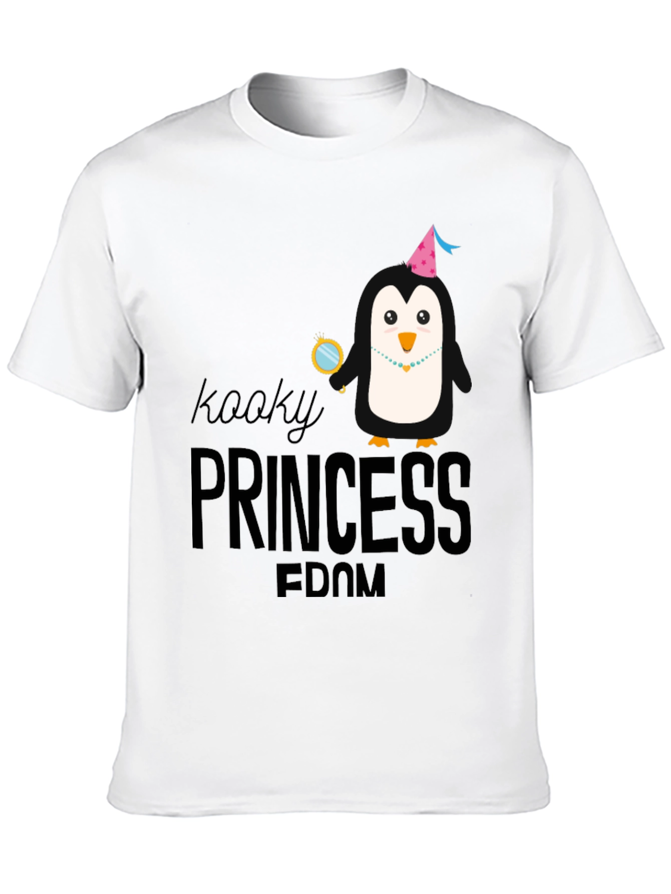 Kooky Princess Penguin Graphic Tee