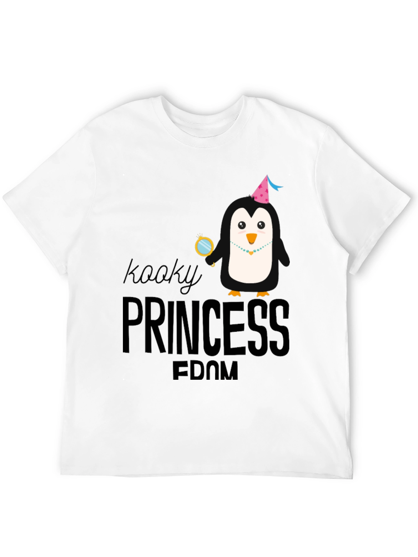 Kooky Princess Penguin Graphic Tee
