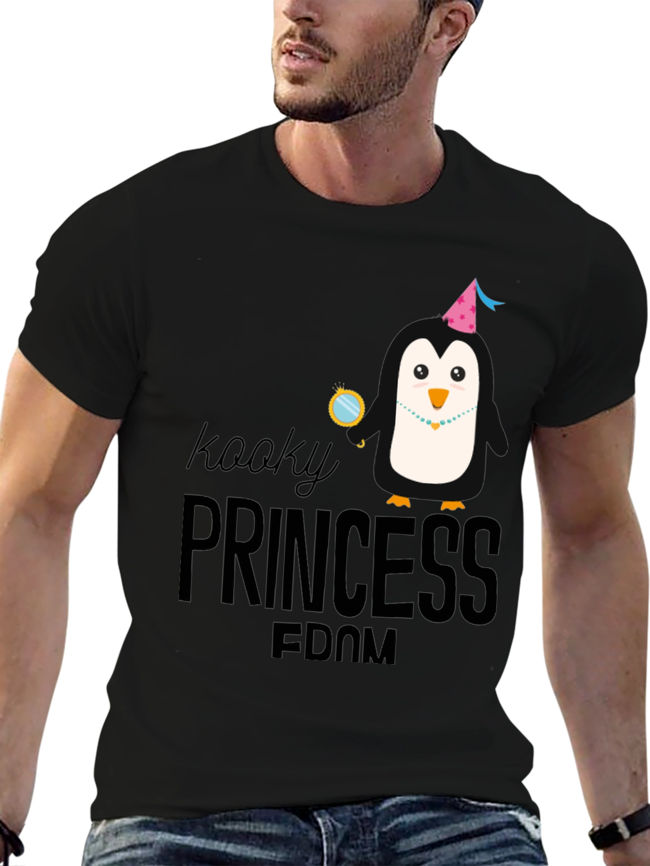 Kooky Princess Penguin Graphic Tee